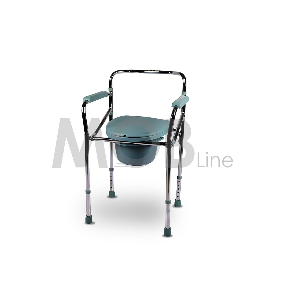 Cureline MOBLINE - STEEL COMMODE CHAIR