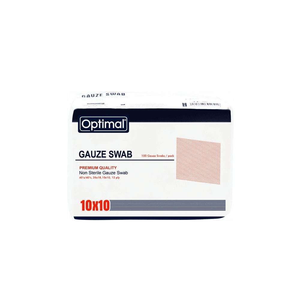 Cureline OPTIMAL - GAUZE SWAB 10X10 12PLY 100PCS