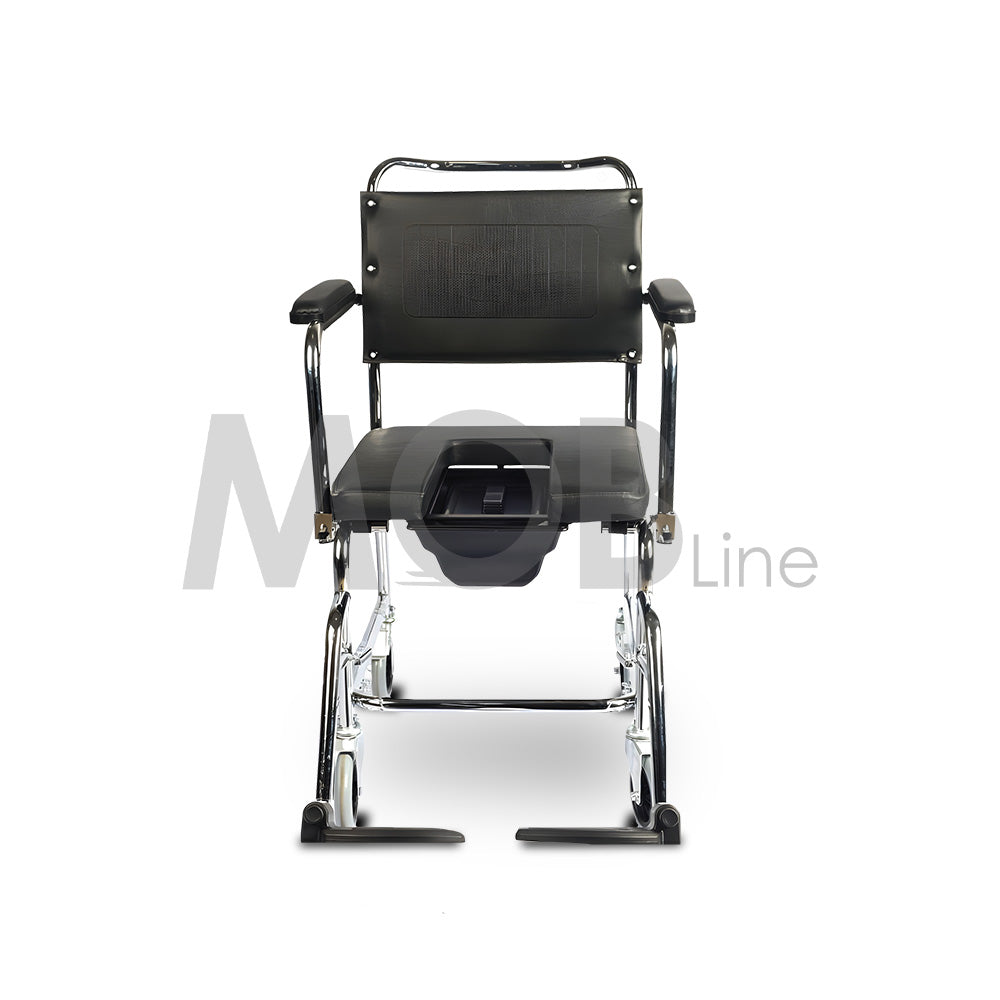 Cureline MOBLINE - FOLDABLE COMMODE WHEELCHAIR