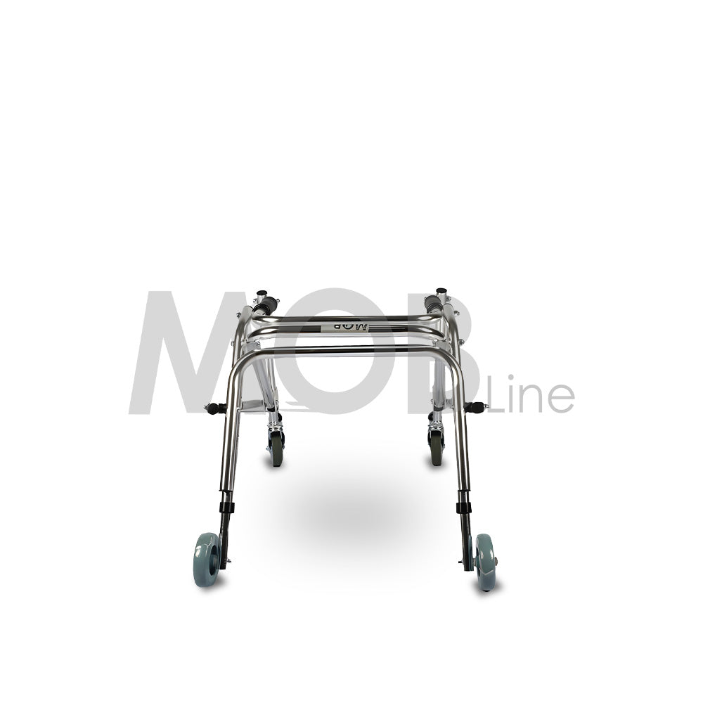 Cureline MOBLINE - WHEELED BACKSIDE ALUMINUM WALKER PEDIATRIC