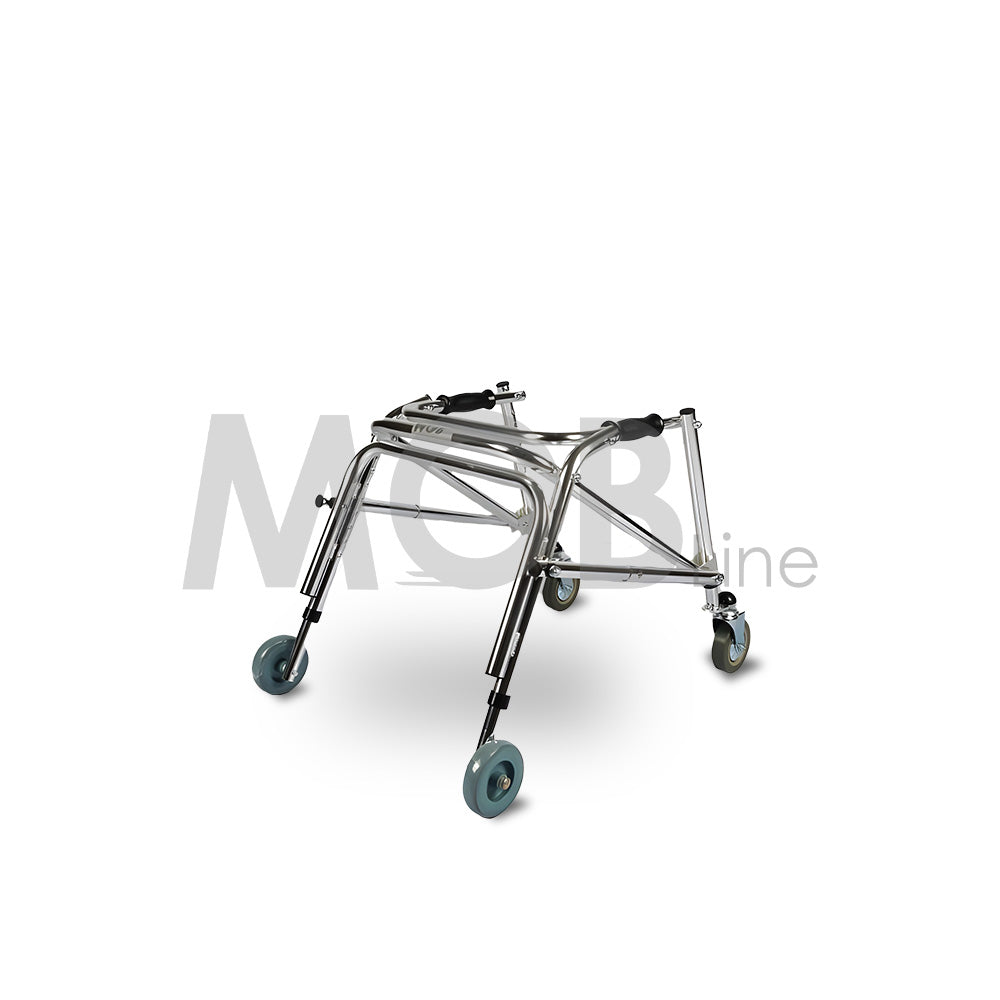 Cureline MOBLINE - WHEELED BACKSIDE ALUMINUM WALKER PEDIATRIC