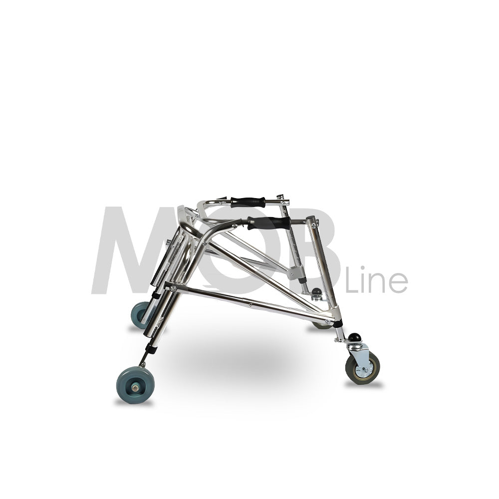 Cureline MOBLINE - WHEELED BACKSIDE ALUMINUM WALKER PEDIATRIC