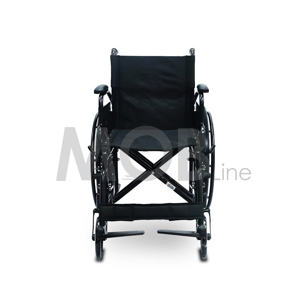 Cureline MOBLINE- STEEL DOUBLE CROSS WHEELCHAIR OVERSIZE