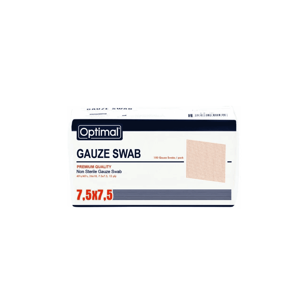 Cureline OPTIMAL - GAUZE SWAB 7.5X7.5 12PLY 100PCS