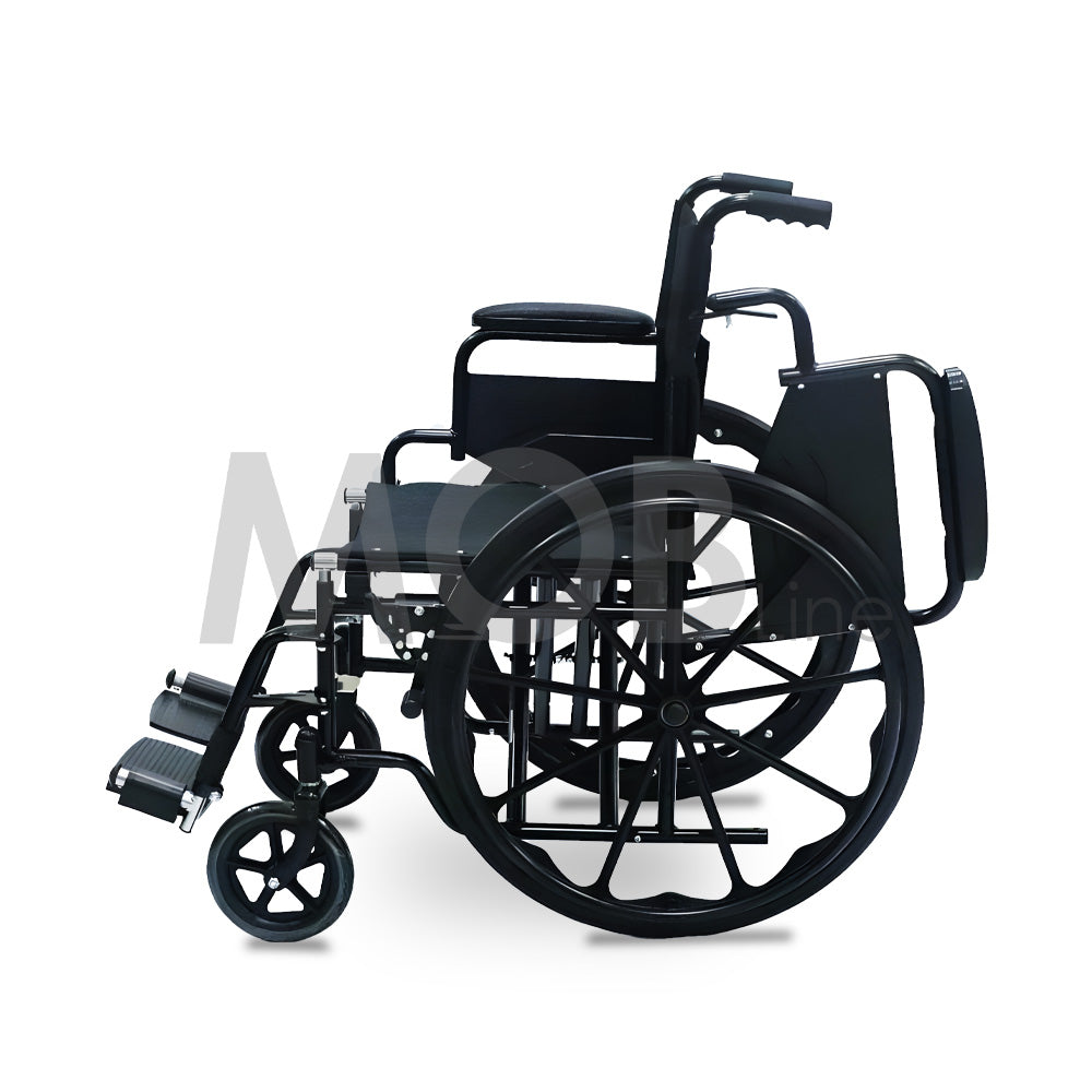 Cureline MOBLINE - STEEL DOUBLE CROSS WHEELCHAIR