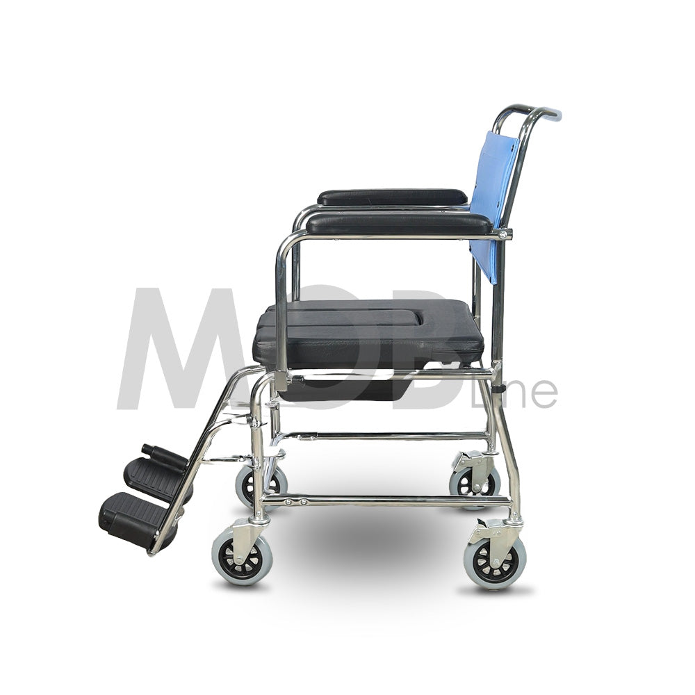 Cureline MOBLINE - STEEL COMMODE WHEELCHAIR