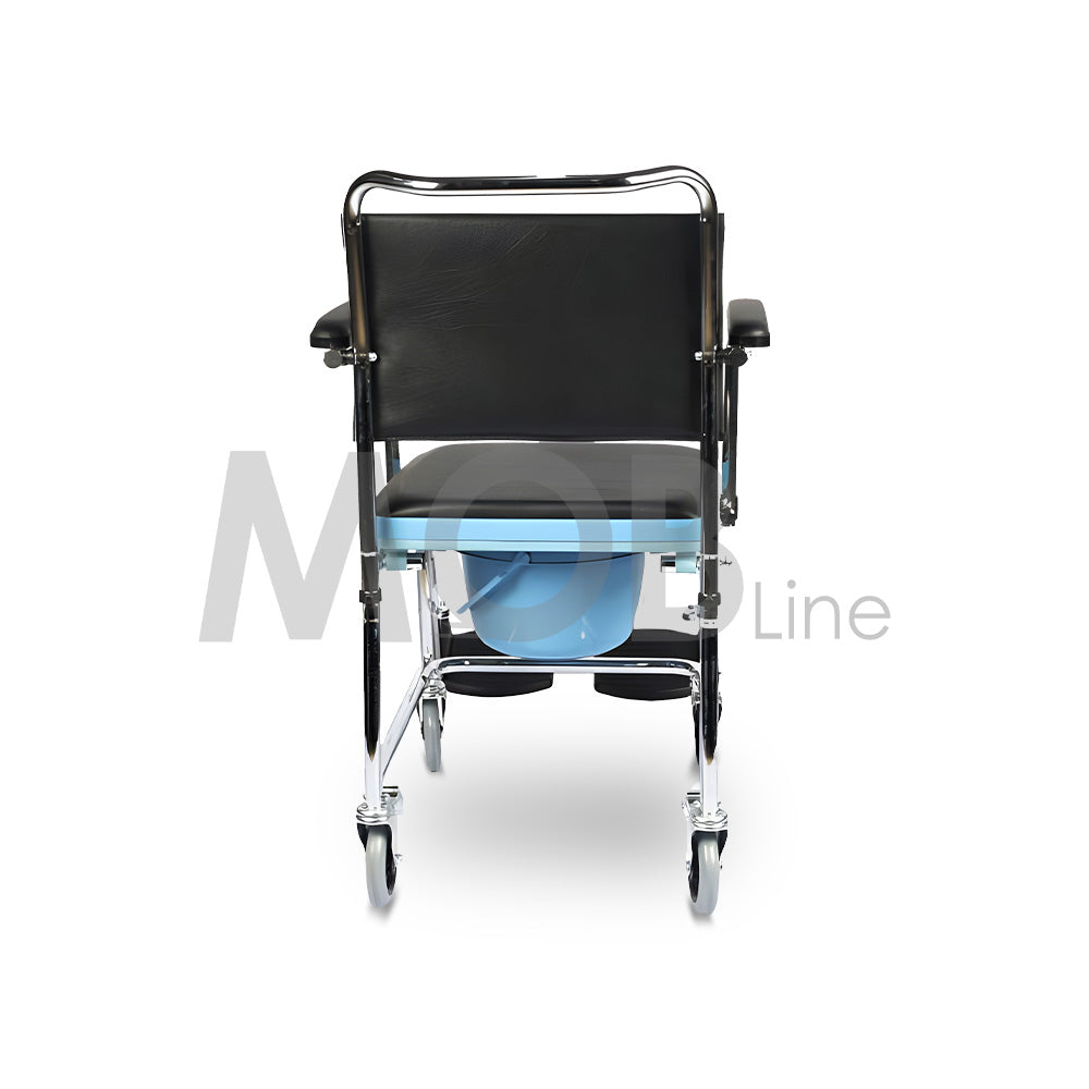 Cureline MOBLINE - STEEL COMMODE WHEELCHAIR