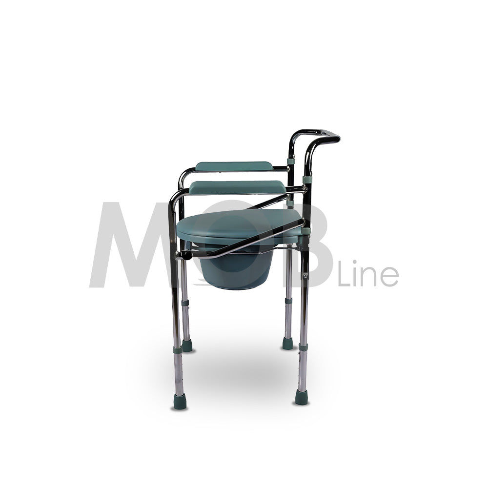 Cureline MOBLINE - STEEL COMMODE CHAIR