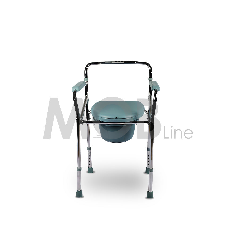 Cureline MOBLINE - STEEL COMMODE CHAIR