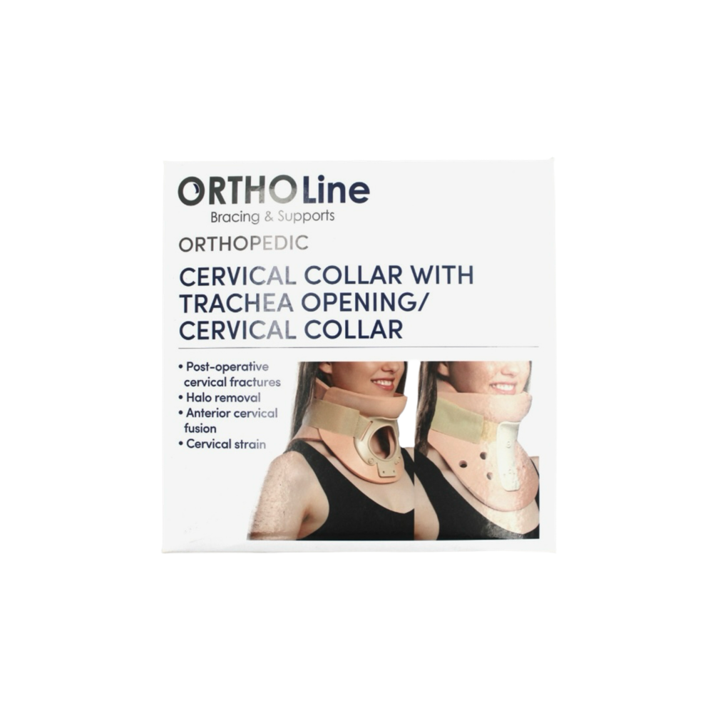 Cureline ORTHOLINE - CERVICAL COLLAR WITH TRACHEA OPENING