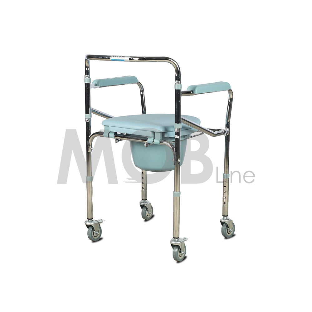 Cureline MOBLINE - WHEELED COMMODE CHAIR