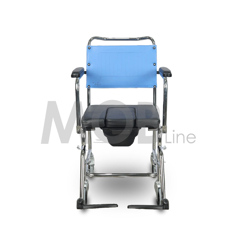 Cureline MOBLINE - STEEL COMMODE WHEELCHAIR