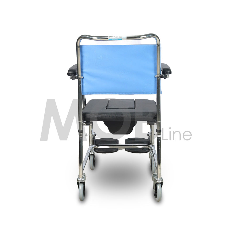 Cureline MOBLINE - STEEL COMMODE WHEELCHAIR