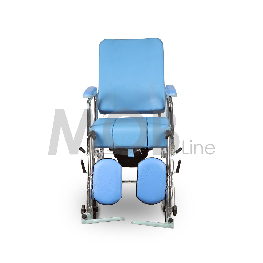 Cureline MOBLINE - RECLINING COMFORT COMMODE WHEELCHAIR