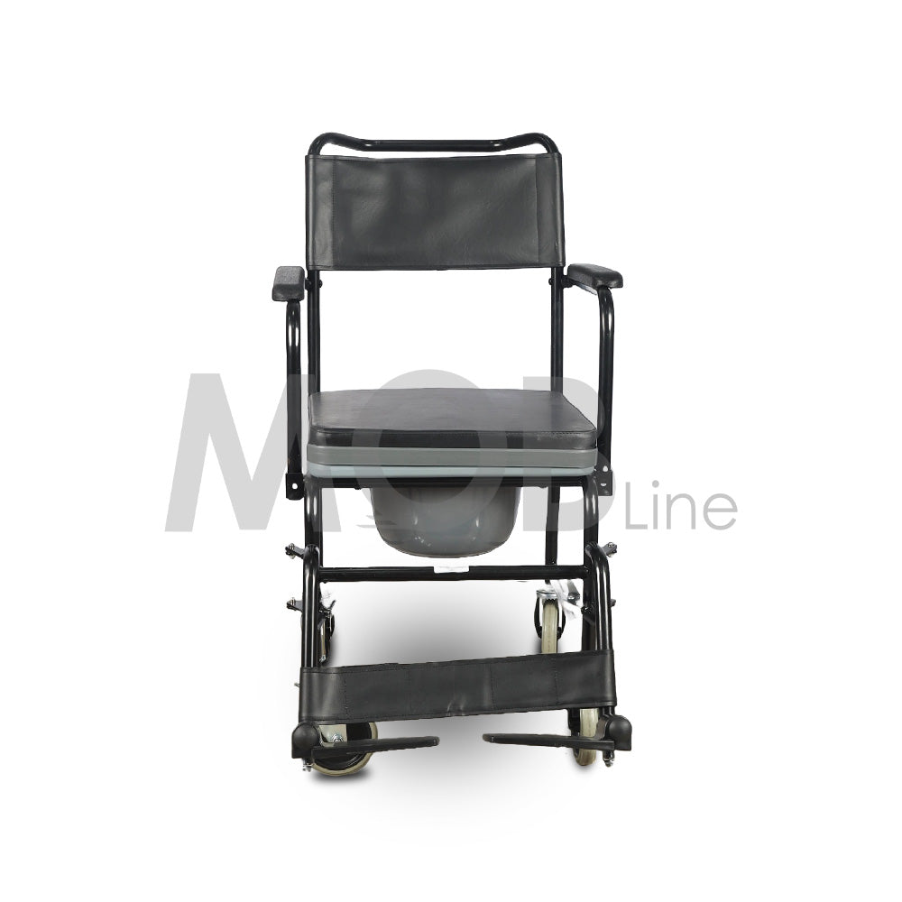 Cureline MOBLINE - STEEL COMMODE WHEELCHAIR