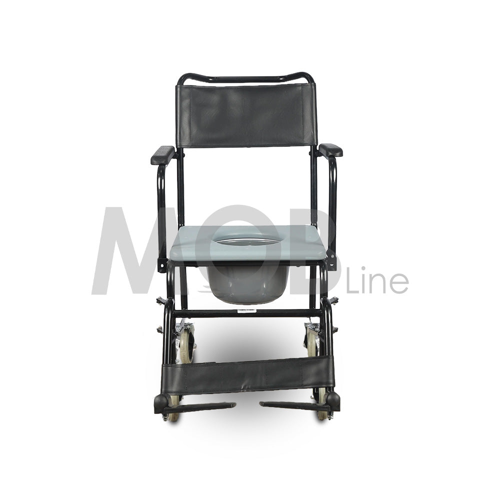 Cureline MOBLINE - STEEL COMMODE WHEELCHAIR