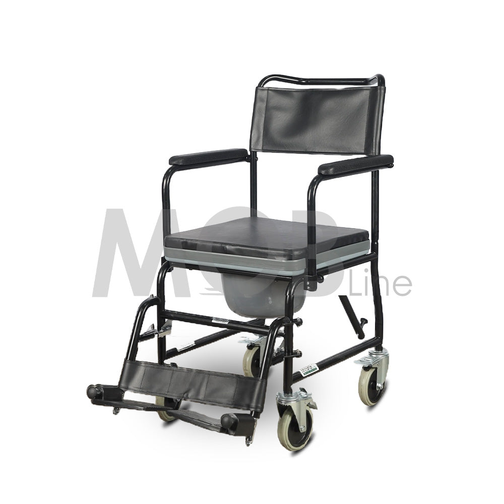 Cureline MOBLINE - STEEL COMMODE WHEELCHAIR