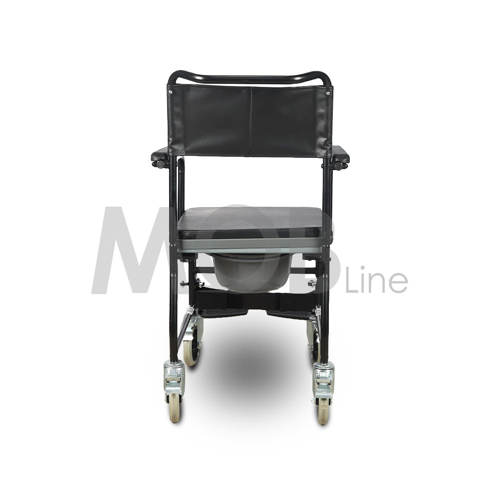 Cureline MOBLINE - STEEL COMMODE WHEELCHAIR