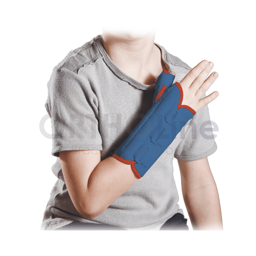 Cureline ORTHOLINE - CHILD WRIST SPLINT WITH ABDUCTED THUMB