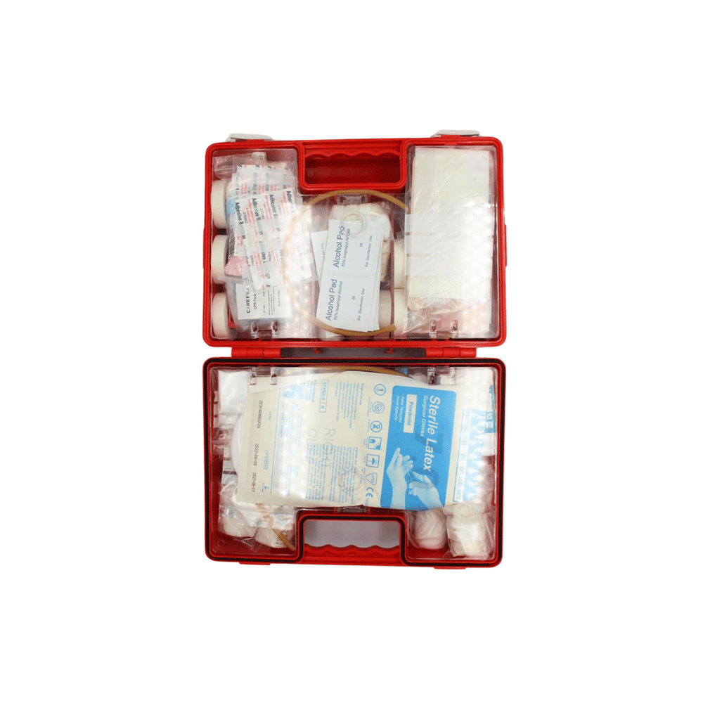 Cureline FIRST AID KIT - MEDIUM - DOUBLE SIDED WALL MOUNTABLE